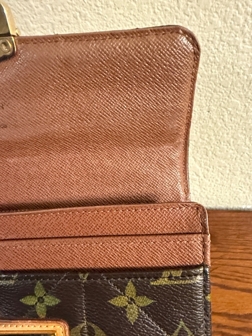 Louis Vuitton Etoile Sarah Monogram Quilted Brown Wallet with Gold SP5008 - Picture 11 of 16